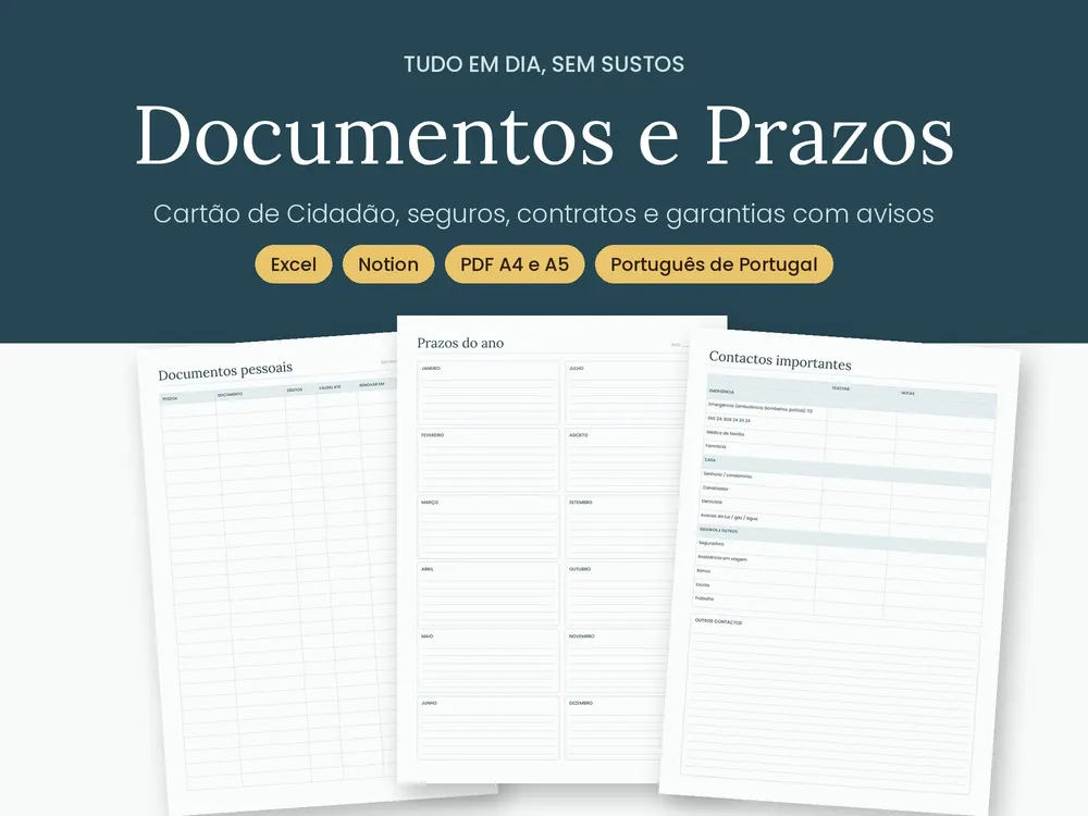 Family Documents & Deadlines