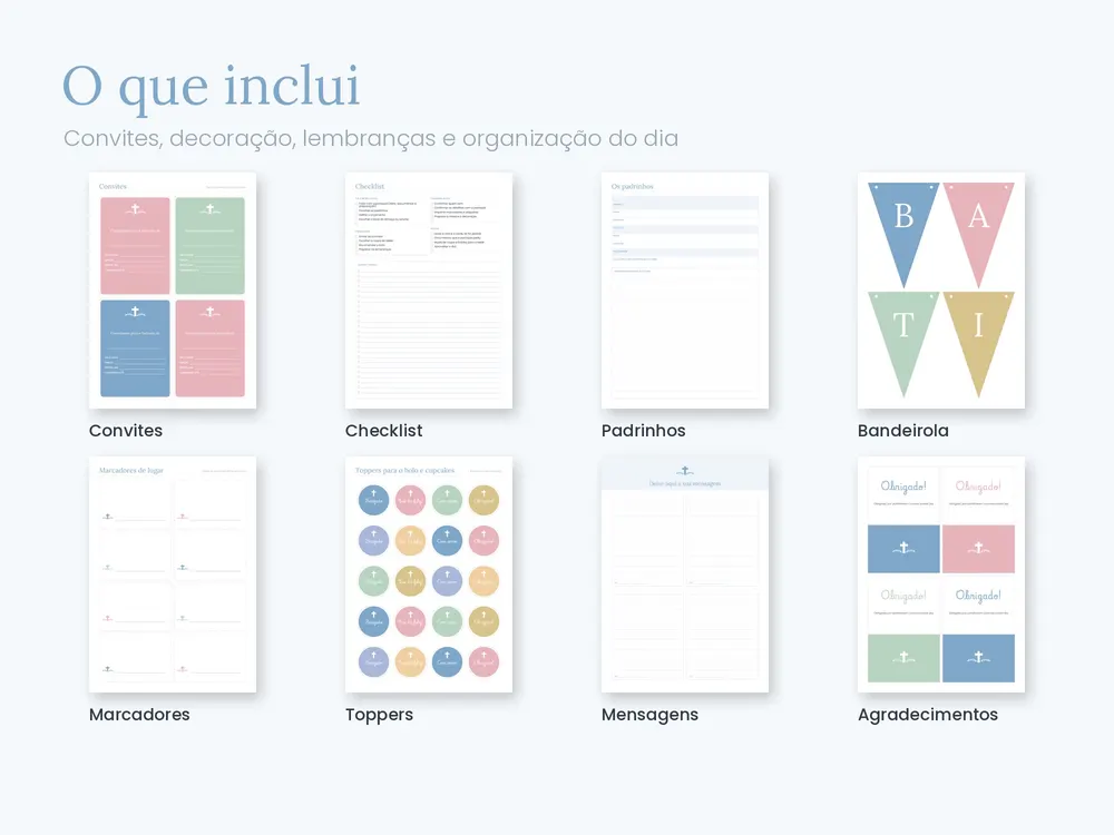 Kit de bautizo: Qué incluye