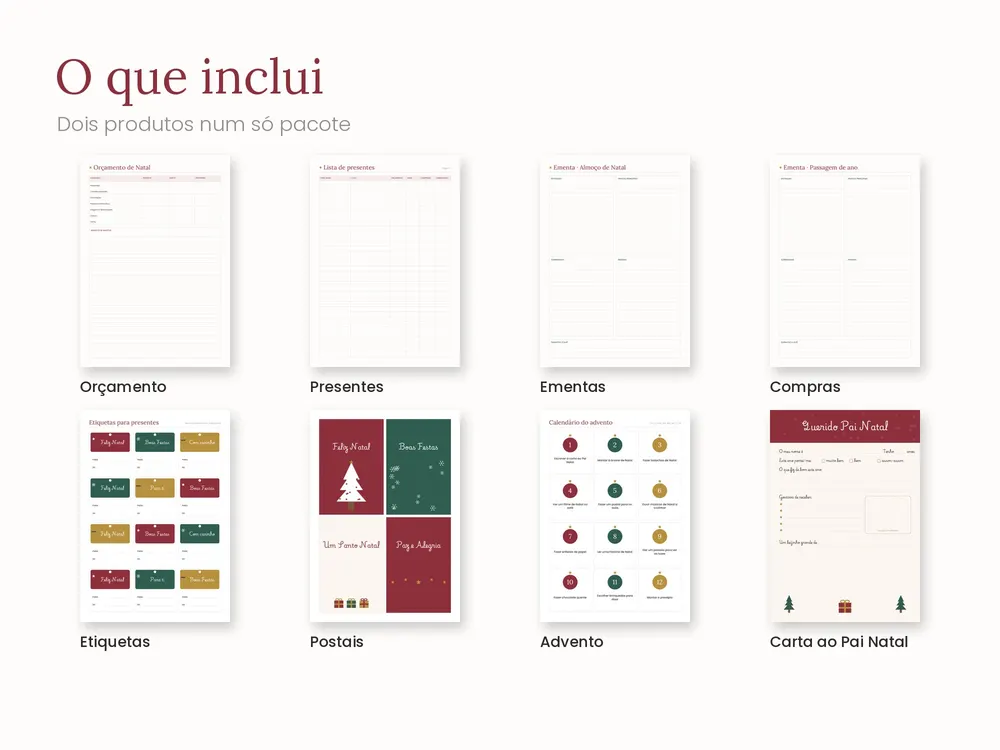 Pack Navidad completo: Qué incluye