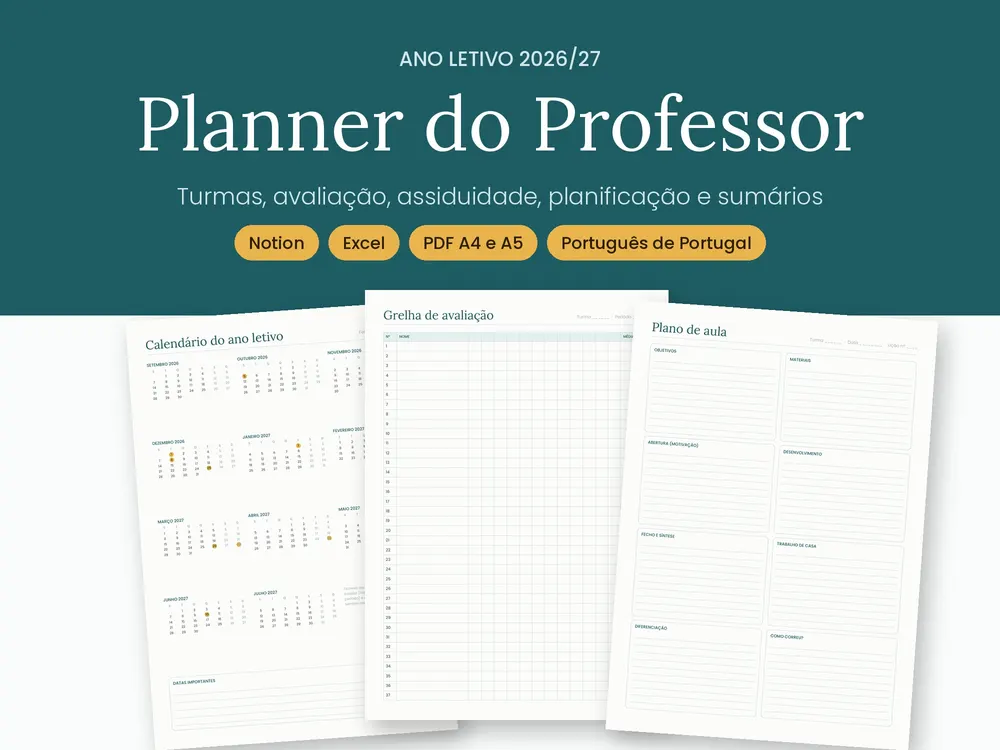 2026/27 Teacher Planner